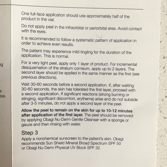 Obagi Blue Peel Radiance 1 Vial - Picture 6 of 7